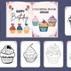 Omaľovanky - CUPCAKE BOOK 2