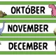 KALENDÁR - DINOSAURY - výzdoba triedy  4