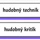 Hudobná slovná zásoba 7