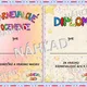Karneval DIPLOMY, MEDAILY, PÍSMENKÁ 2