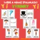 Výnimky - tvrdé a mäkké spoluhlásky - karty 2