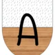 Boho natural abeceda a čísla 4