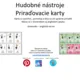 Hudobné nástroje - priraďovacie karty, SK-AJ verzia 2