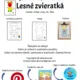 Lesné zvieratká - geometrické tvary 3