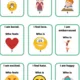 FEELINGS AND EMOTIONS - I AM, WHO IS?, FLASHCARDS, PEXESO 4