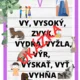 Vybrané slová po r, s, v, z. Plagáty A3. 3