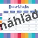 Vybrané slová (aj výnimky po L) a rozvrh hodín v dúhových farbách 2