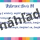 Vybrané slová (aj výnimky po L) a rozvrh hodín v dúhových farbách 3