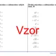 Druhá mocnina a odmocnina celých čísel | matematika | 26 stĺpcov  3