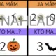 Ja mám, kto má - príklady do 5 (sčítanie a odčítanie) – Halloween 2