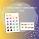 PDF Farby - karty (flashcards) v SJ a AJ obojstranné, montessori trojzložkové karty, plagáty a pexeso 3