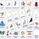 HIVER ET NEIGE - cartes illustrées en français | francúzske obrázkové kartičky 3