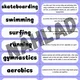 Sports vocabulary cards 3