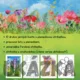 Jarné kvietky - skladačky s písmenkami  2
