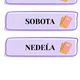 Minimalistické dni v týždni - štyri farby :) 3