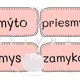 Prehľad vybraných slov 4