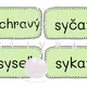 Prehľad vybraných slov 6