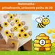 Matematika - určovanie počtu do 10, pripočítavanie, odpočítavanie - včielky 2