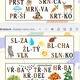 Slabikotvorné spoluhlásky - L, Ĺ, R, Ŕ - pojmová mapa 2