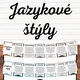 JAZYKOVÉ ŠTÝLY- girlandy 2