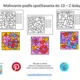 Maľovanie podľa spočítavania do 10 - Z lásky 2