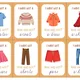 I have, who has - CLOTHES+ flashcards 2