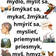Vybrané slová po B, M, P, R, S, V, Z – plagáty A3 2