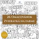 Omalovánky – Zvieratká z farmy (25 strán + obálka) 2