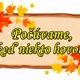 Pravidlá školského klubu 🍂 2