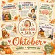 OKTÓBER – VÝZDOBA + VÝZNAMNÉ DNI 🍂 2