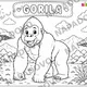 🦁 Omaľovánka – Safari zvieratká 2