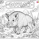 🦊 Omaľovánka – Lesné zvieratká 2