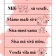 Doplnkové čítanie k Šlabikáru (písmená A - S) 3