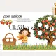 Zber jablčok – jesenný pracovný list ZADARMO 2