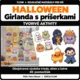 HALLOWEEN – Girlanda s príšerkami Obojstranná výzdoba triedy, okien a šatne | 2x40 postavičiek 3