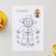 Jesenné omaľovánky s predlohami 3