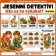 Jeseň, jesenný les, zvieratká v lese 2