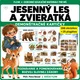 Jeseň, jesenný les, zvieratká v lese 6