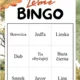 Lesné BINGO - Lesné dreviny 2
