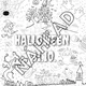 Halloween - kooperatívna omaľovánka 2