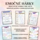 🧘 BALÍČEK PRE EMÓCIE A UPOKOJENIE | 40 upokojujúcich kartičiek + 5 emočných pracovných hárkov 2
