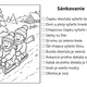 Zimné maľovanky - čítanie s porozumením 3