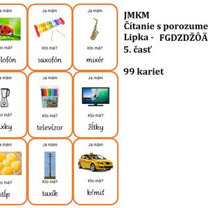 Ja mám, kto má? - Čítanie s porozumením - šlabikár LIPKA - FGDZDŽÔÄĹŔX 5. časť