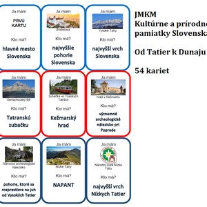Ja mám, kto má? - Od Tatier k Dunaju (kultúrne a prírodné pamiatky Slovenska)