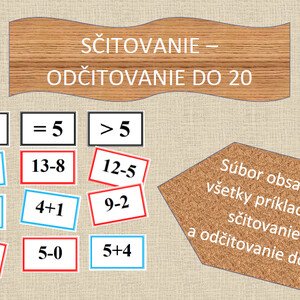 Matematika do 20 trochu inak