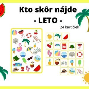 Kto skôr nájde - Leto