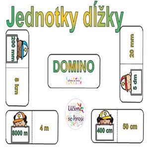 Jednotky dĺžky - domino