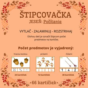 ŠTIPCOVAČKA - Jeseň: Počítanie