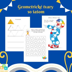 Geometrické tvary so šašom 
