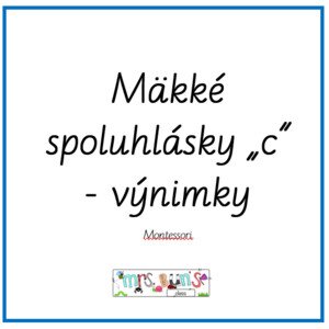 Výnimky po mäkkej spoluhláske "C"